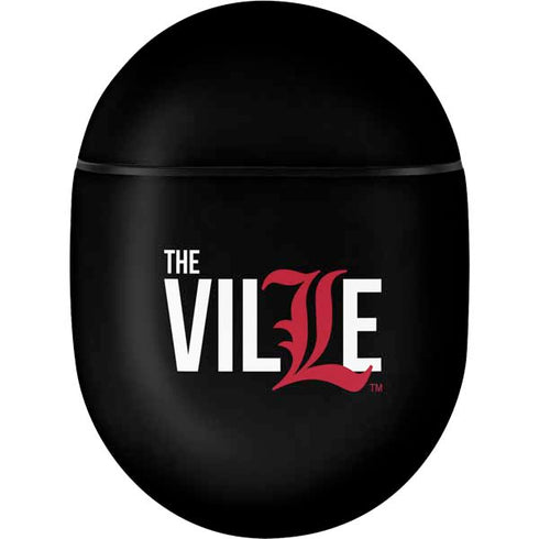 University of Louisville Black Background Google Pixel Buds Skin